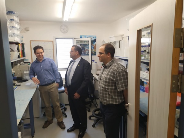 Mayor Moshe Leon visited BioGiv